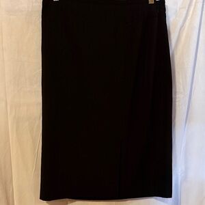 82-White House Black Market Classic Black Pencil Skirt